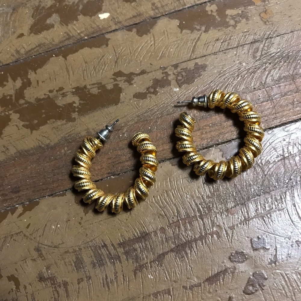 Gold tone Hoop Earrings